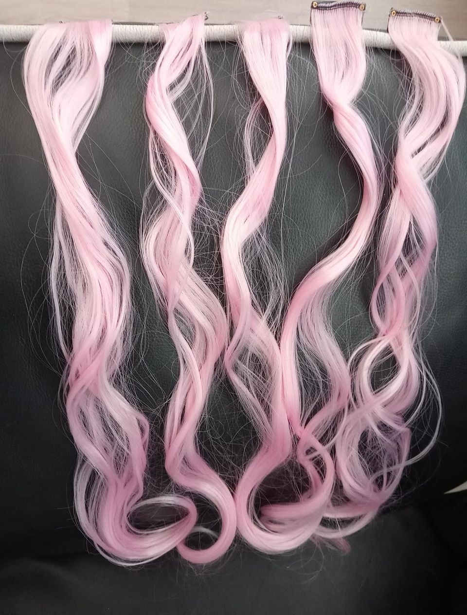 UUDET vaaleanpunaiset hiusklipsit