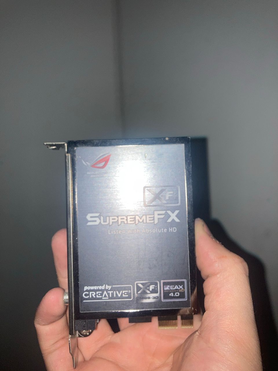 SupremeFX X-fi äänikortti