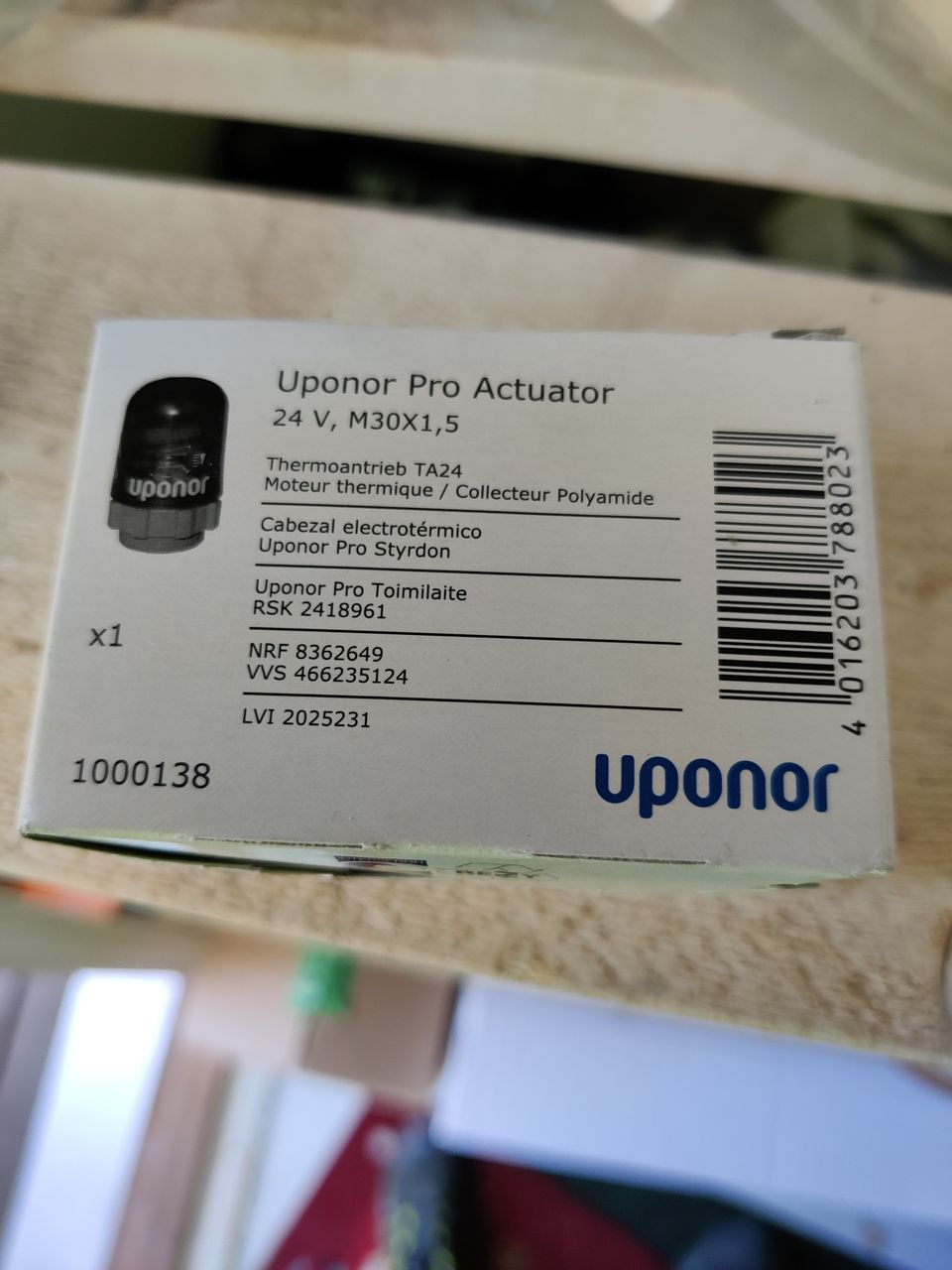 Uponor 24v toimilaite