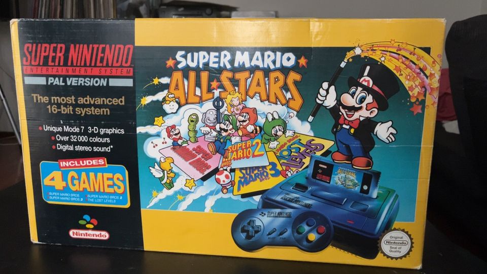 Super Nintendo All-Star -konsoli bundle