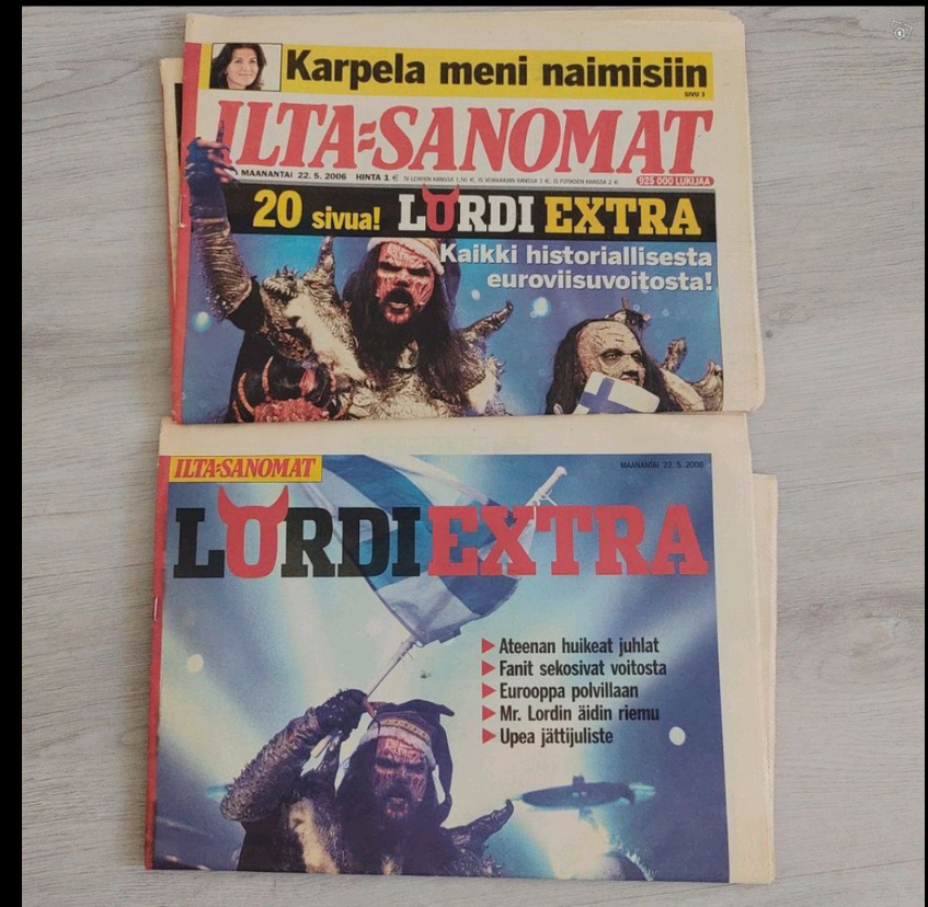 Lordi-extra, Iltasanomat v 2006