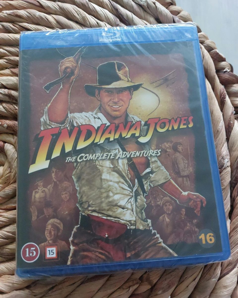 Indiana Jones 4 elokuvan kokoelma Blu-ray