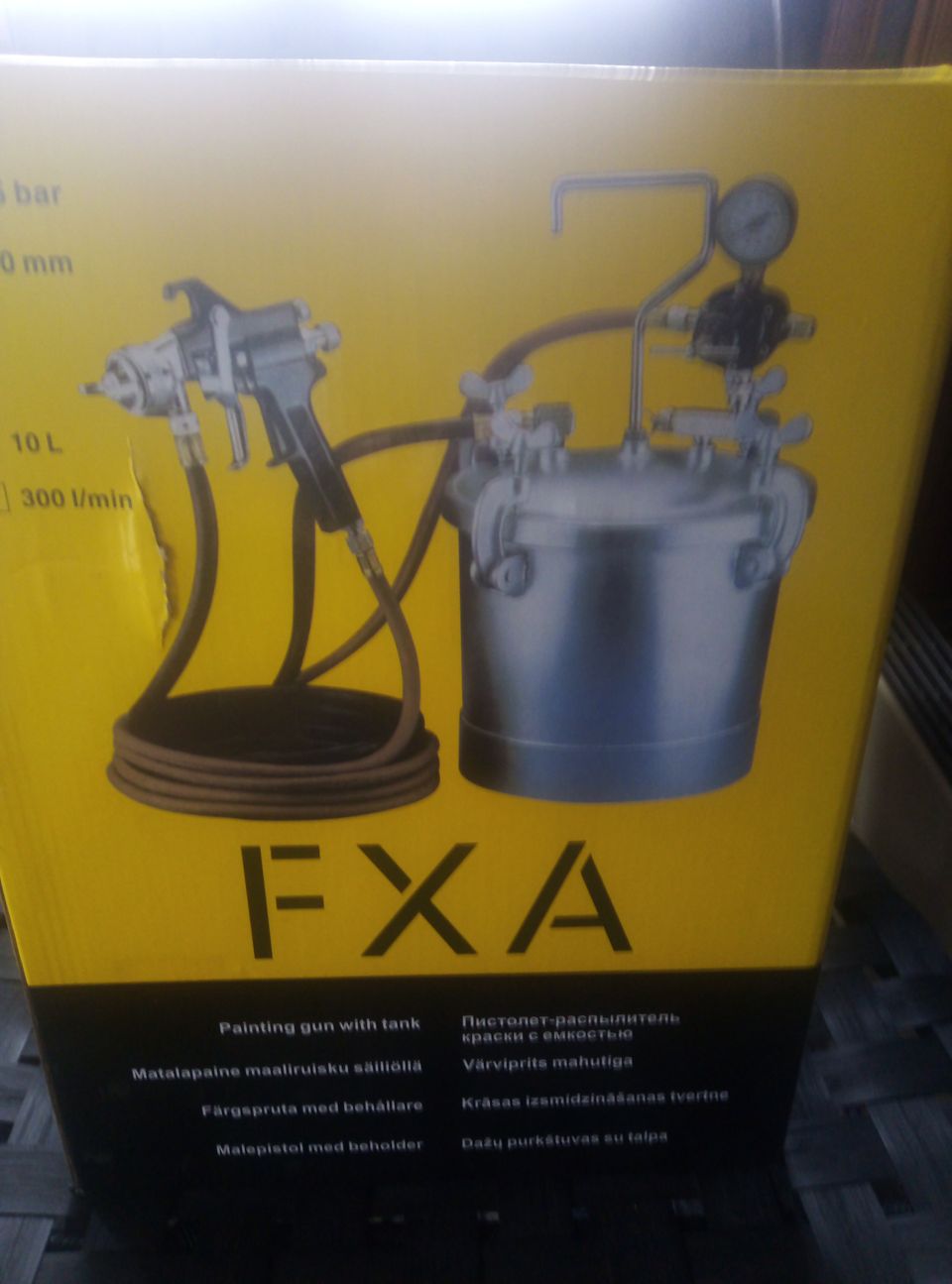 10 L Maalisäiliö FXA 501472672/PO-001