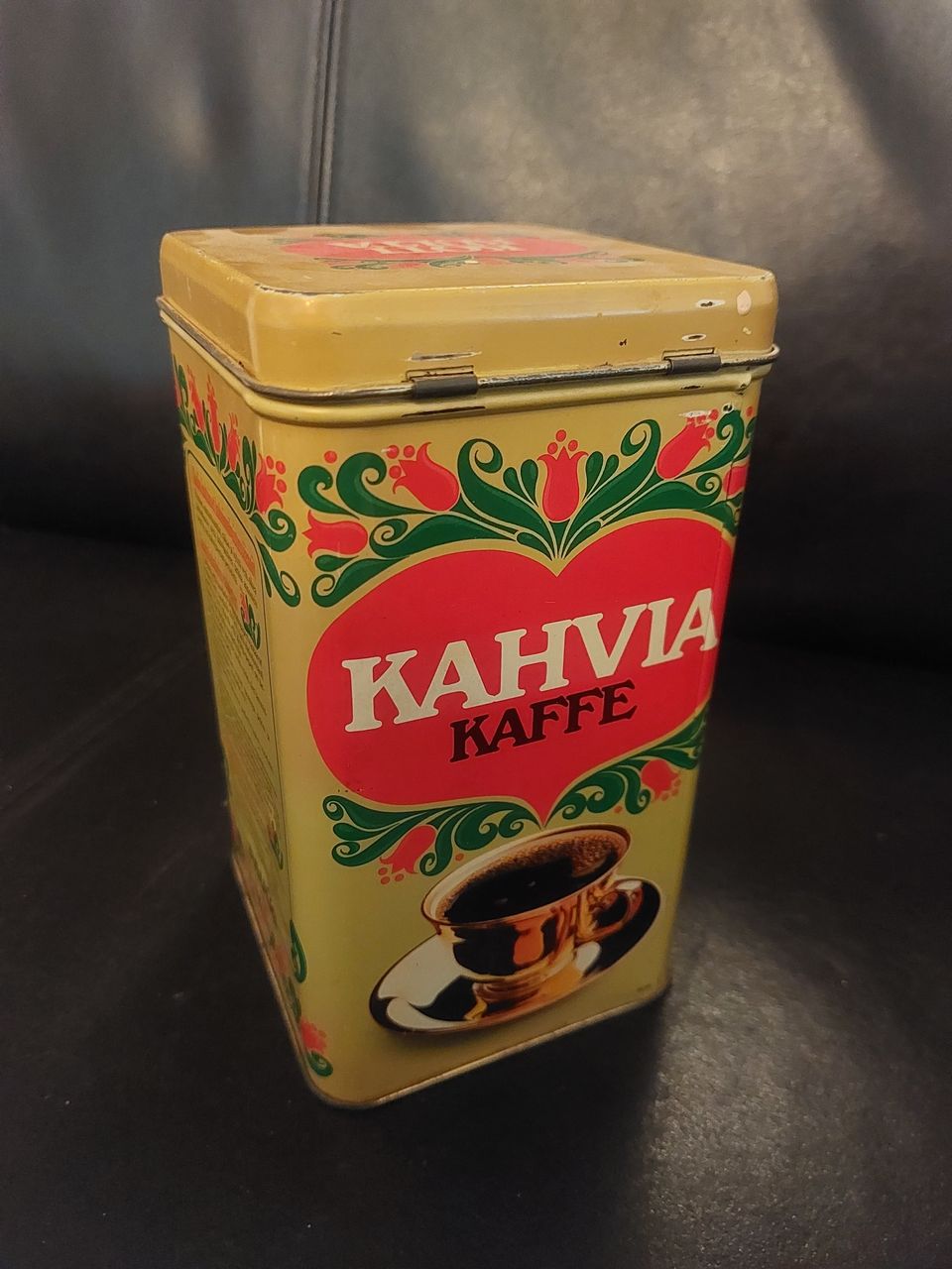 KOTI KULTA kahvipurkki peltiä 1950-60 lukua