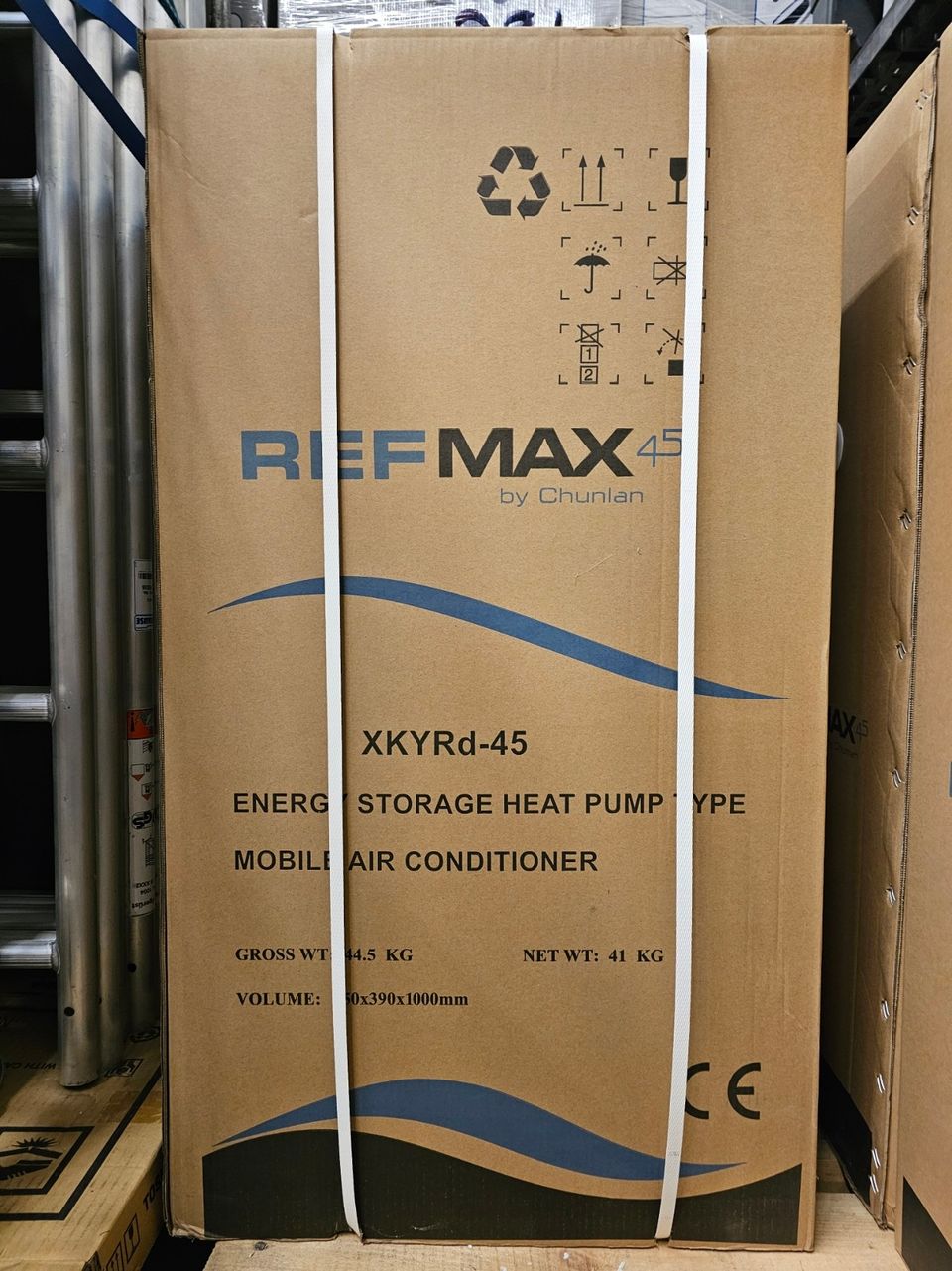 REFMAX 45 Jäähdytysenergiaa varaava siirrettävä ilmastointilaite