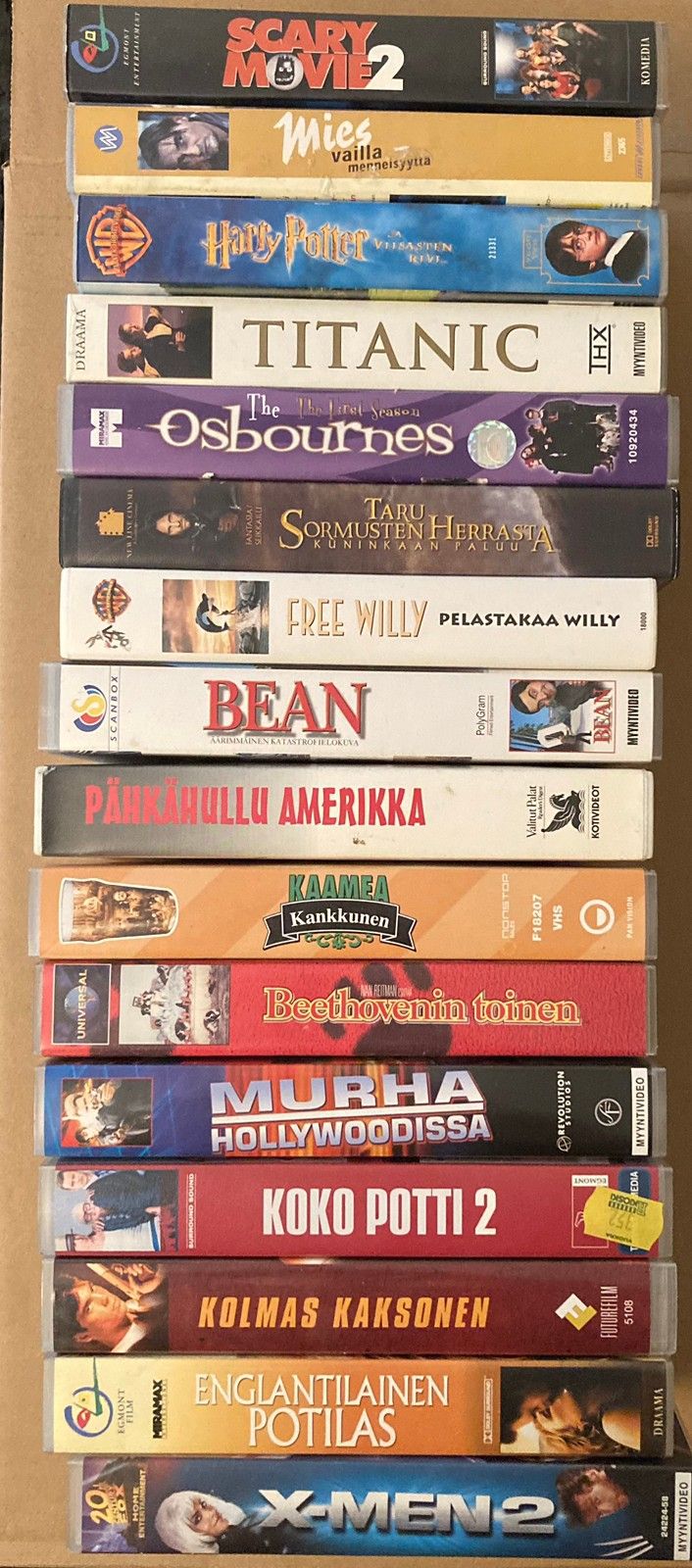 20kpl VHS kasetteja