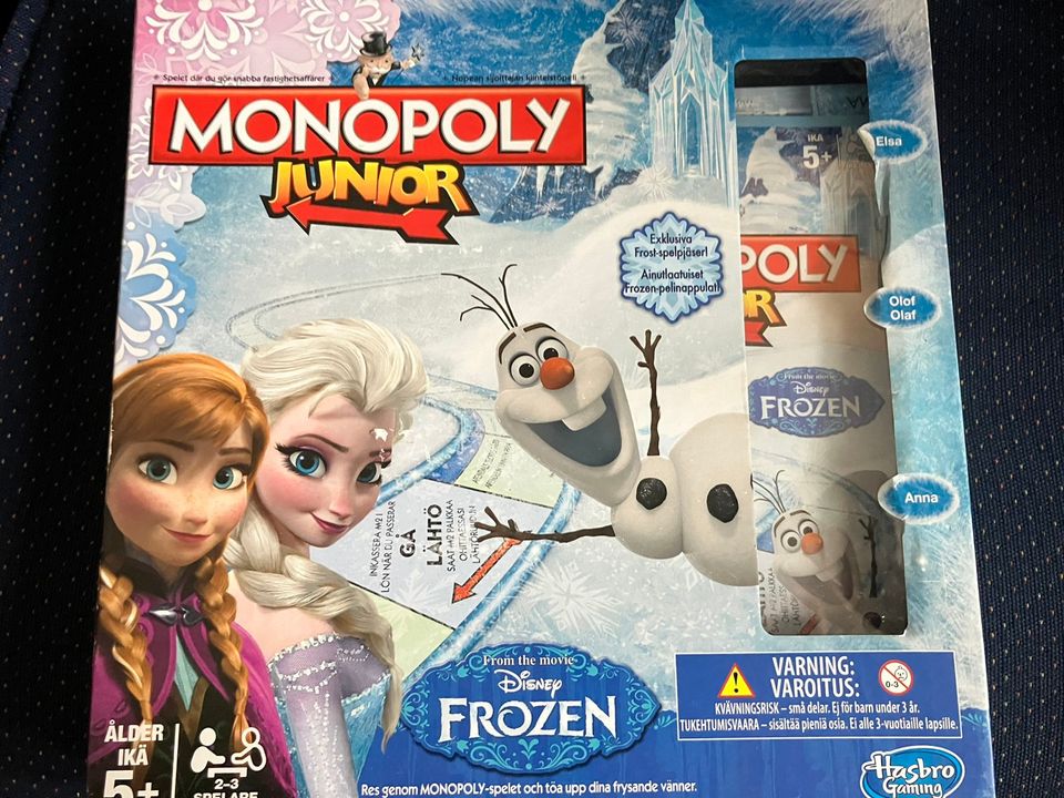 Frozen Monopoly Junior peli