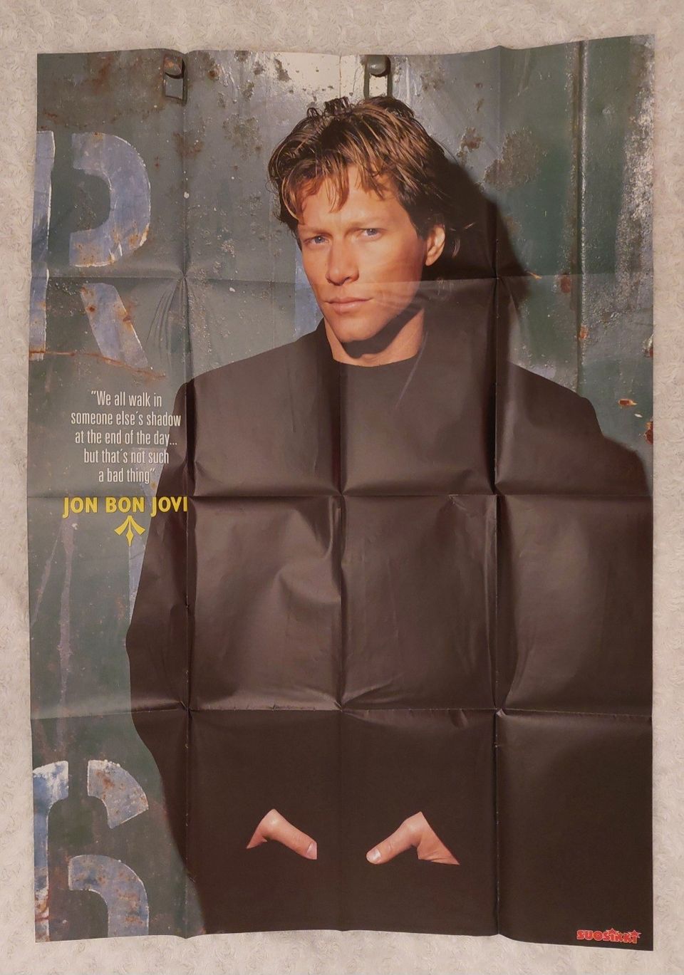 Jon Bon Jovi / Backstreet Boys juliste (90-luku)
