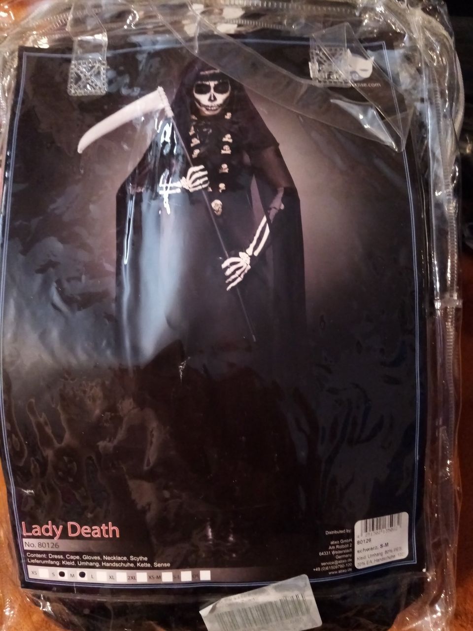 Uusi Mask Paradise Lady Death naamiaisasu, S/M