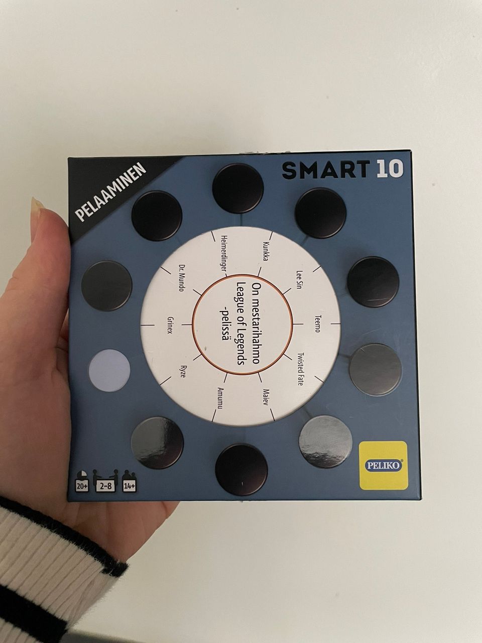 Smart10 lisäkysymyskortit pelaaminen