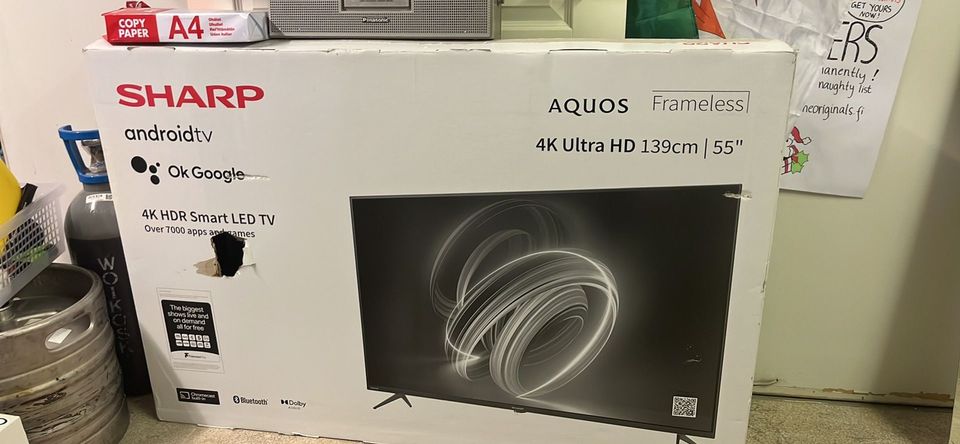 Sharp Aquos 4k smart led ultra HD 55’’