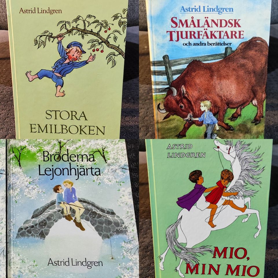 Astrid Lindgren barnböcker/ungdomsböcker