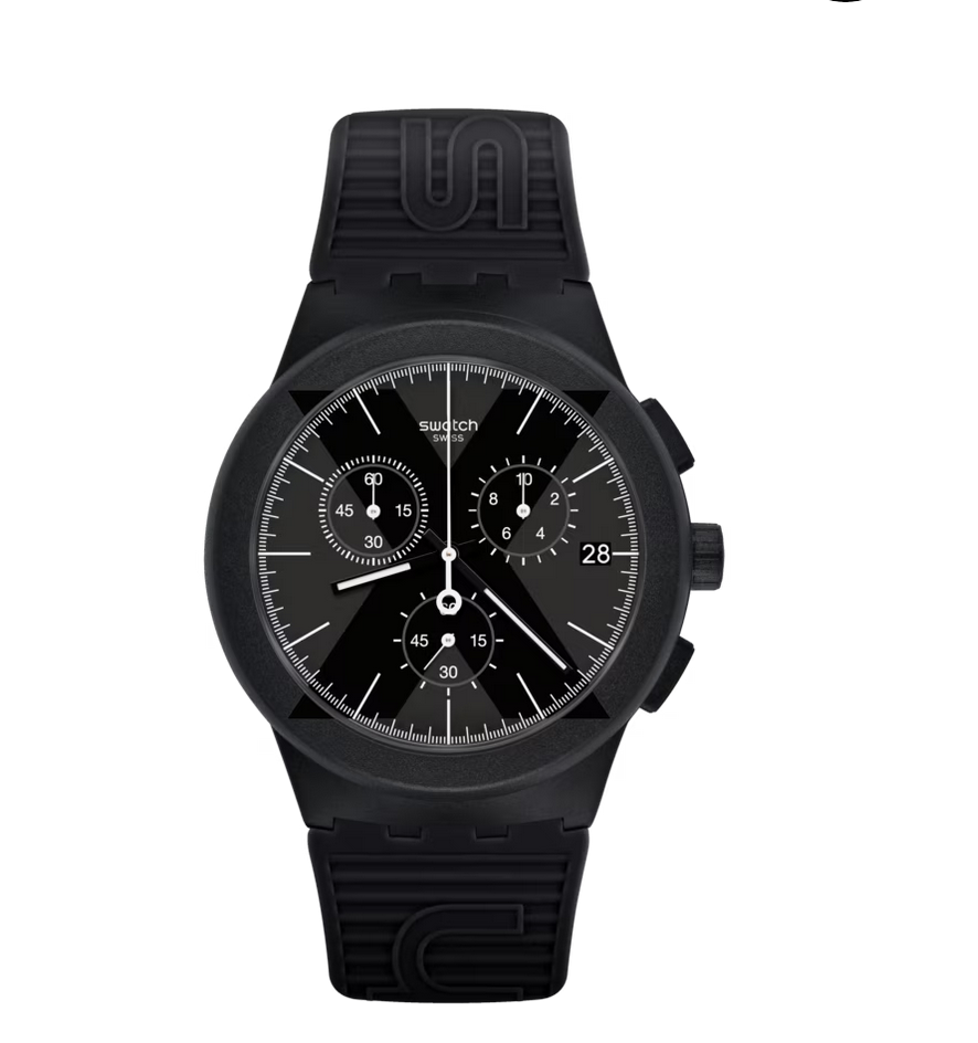 Swatch X-District Black Kello