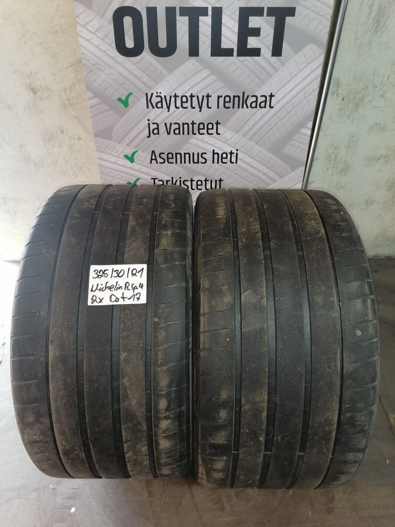 Michelin 325/30R21 DOT 17 / 4MM 2 kpl