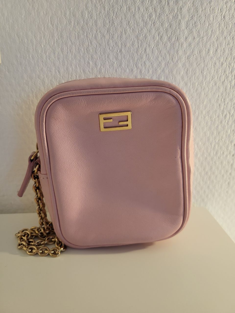 FENDI camera bag/meikkipussi vaaleanpunainen