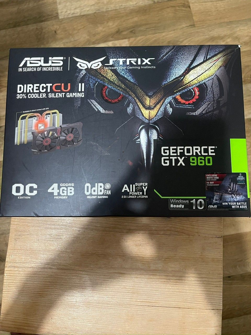 Näyttöohjain  Asus strix geforce gtx 960 4gb