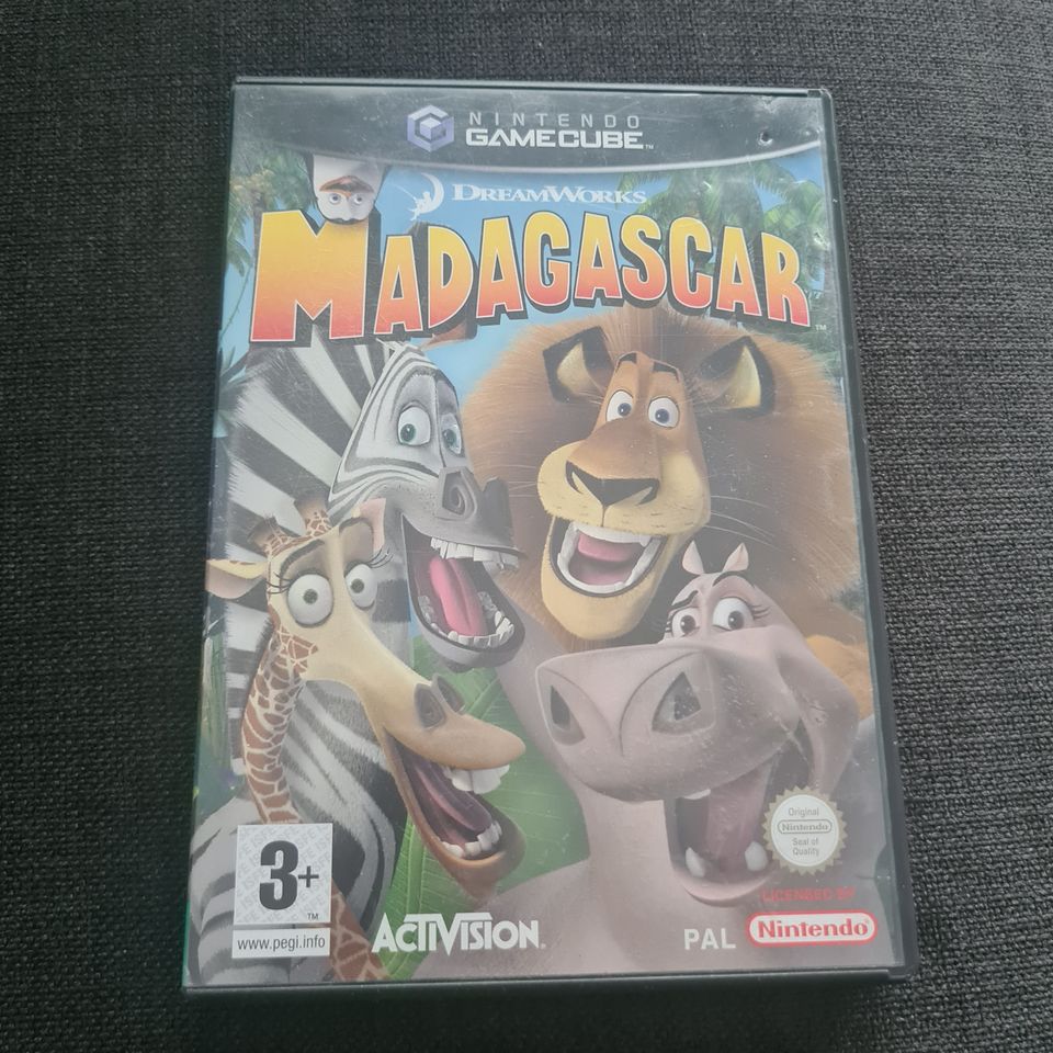 Madagaskar gamecube peli