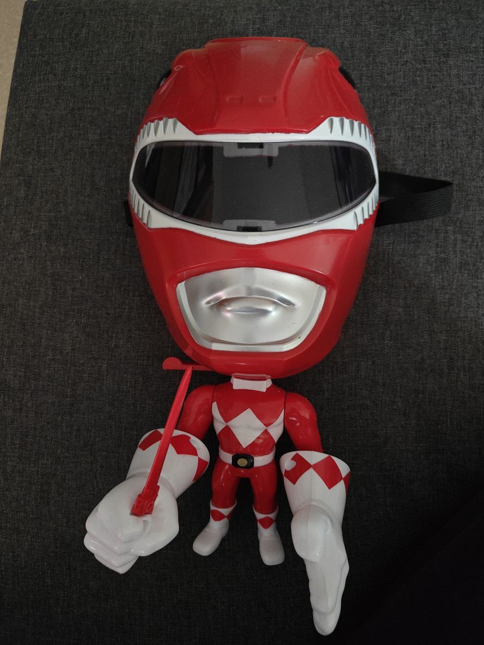 Red ranger W/mini body mask