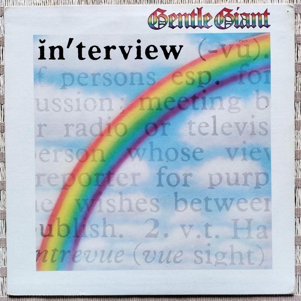 Gentle Giant in'terview LP