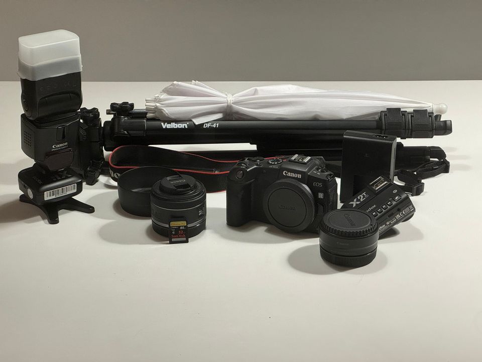 Canon RP + RF 50mm 1.8 valokuvauspaketti