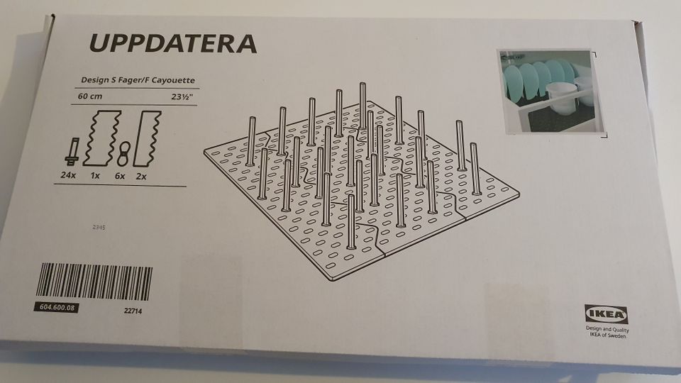 Ikea Uppdatera levyt ja tapit - järjestelijä
