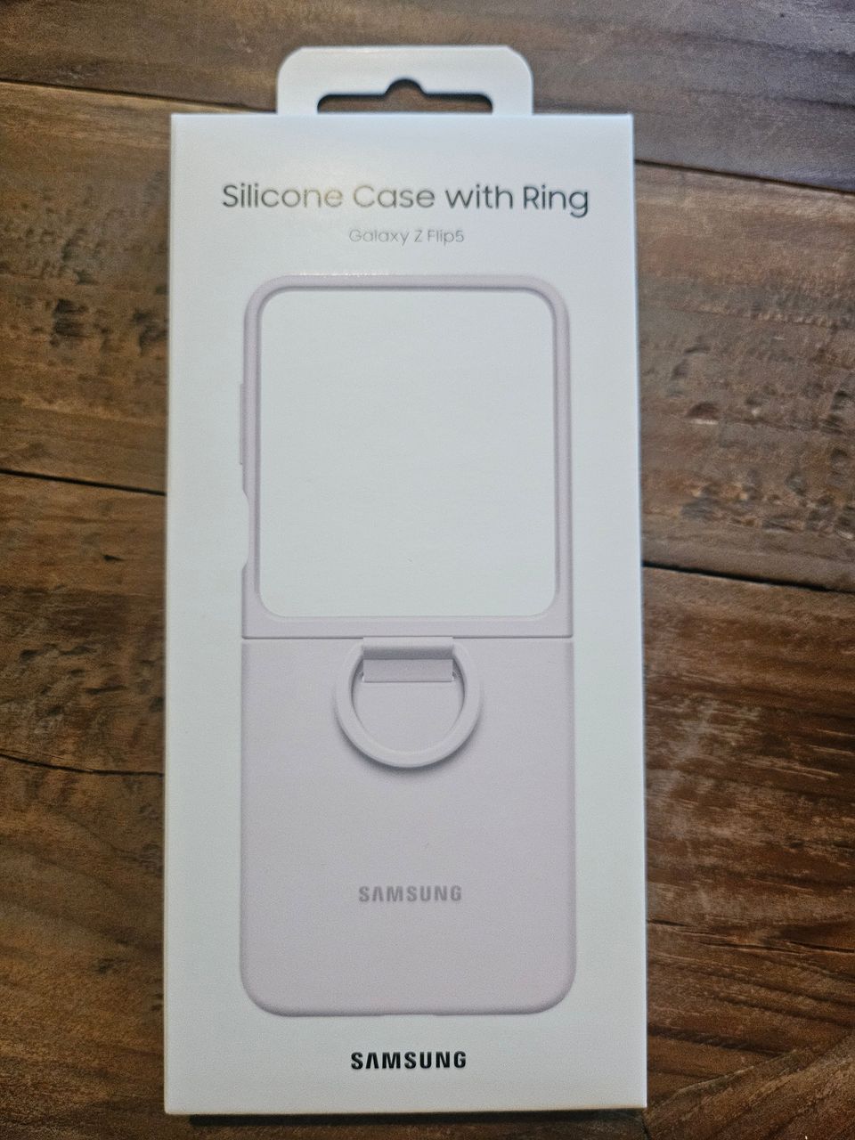 Samsung galaxy Z Flip 5 silicone case with ring, Laventeli