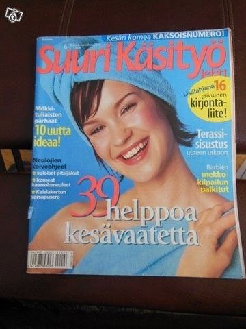 Suuri Käsityölehti 6-7/2002 mm. kirjontaliite