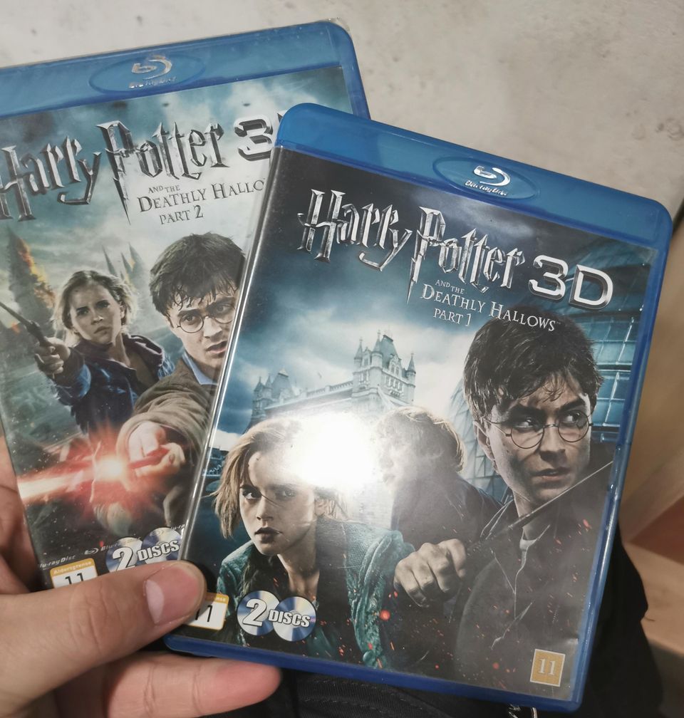 Harry Potter and the Deathly Hallows Part 1 ja 2