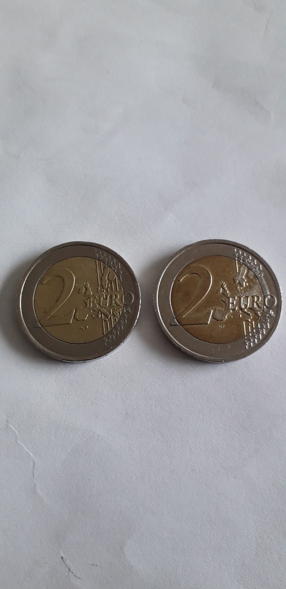 Ranska 2€ 2001 ja 2017