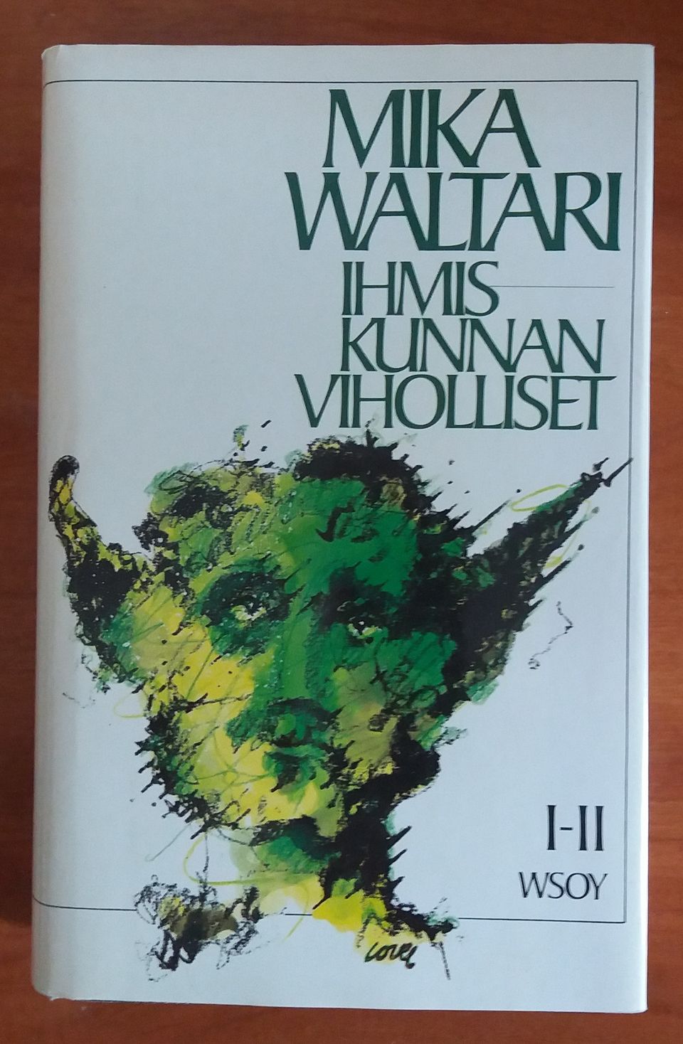 Mika Waltari IHMISKUNNAN VIHOLLISET I-II Wsoy 6p 1983