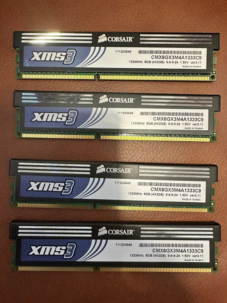 Corsair XMS3 DDR3 1333Mhz 8Gb*4