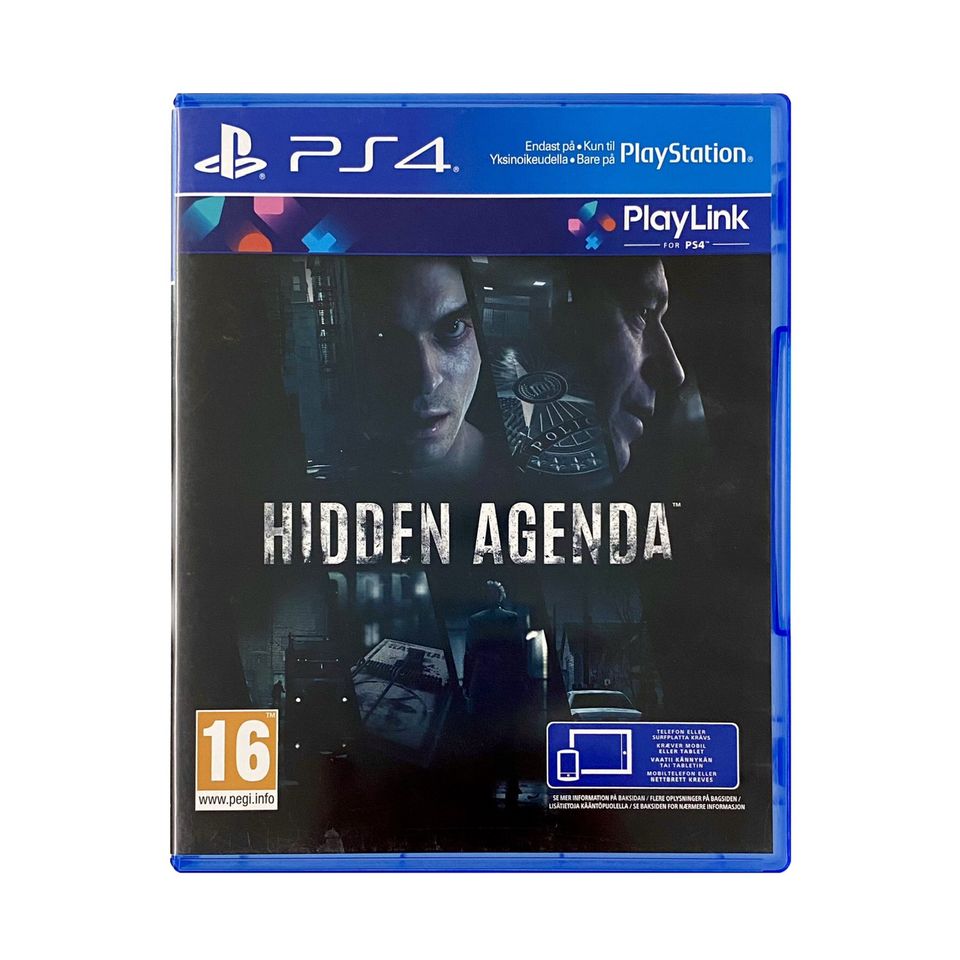 Hidden Agenda - PS4/PS5 (+löytyy muita pelejä)