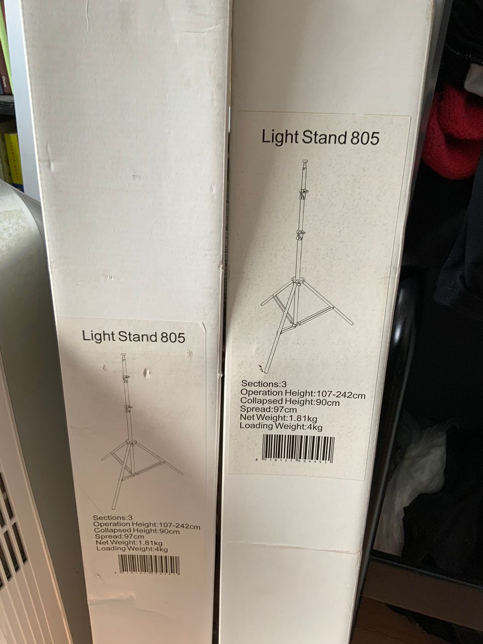 2 kpl Light stand  LS-805