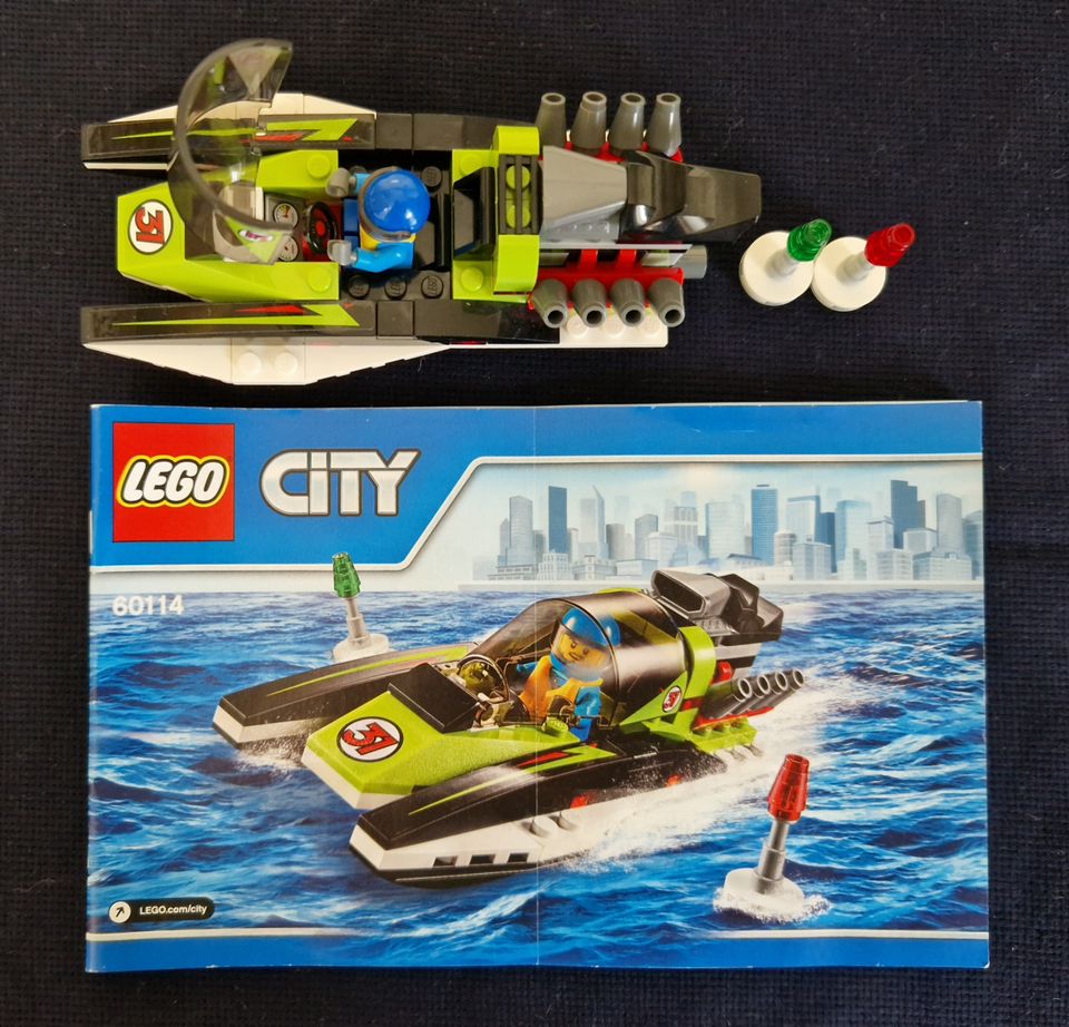 Lego City 60114 Race Boat