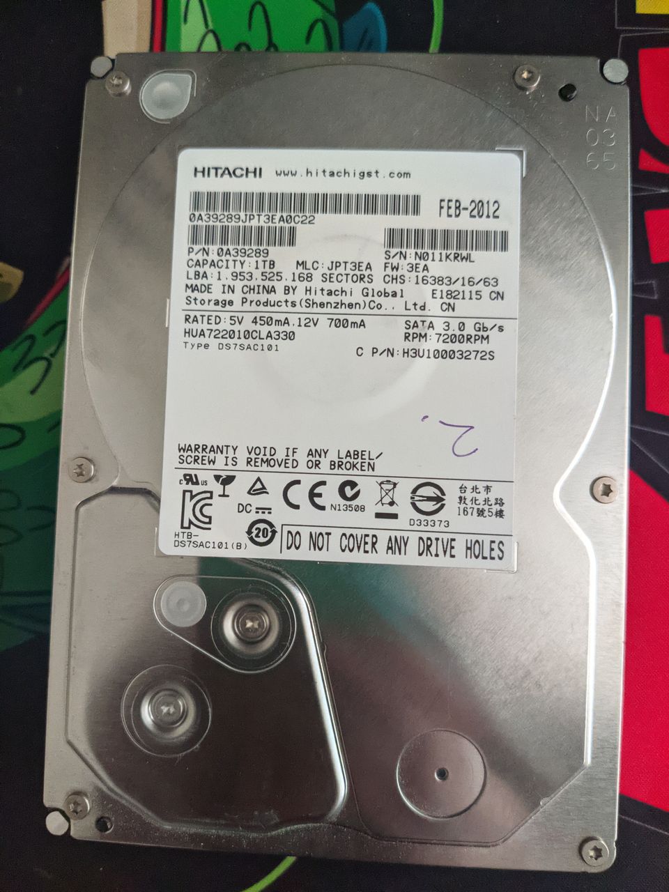 Hitachi 1tb Hdd