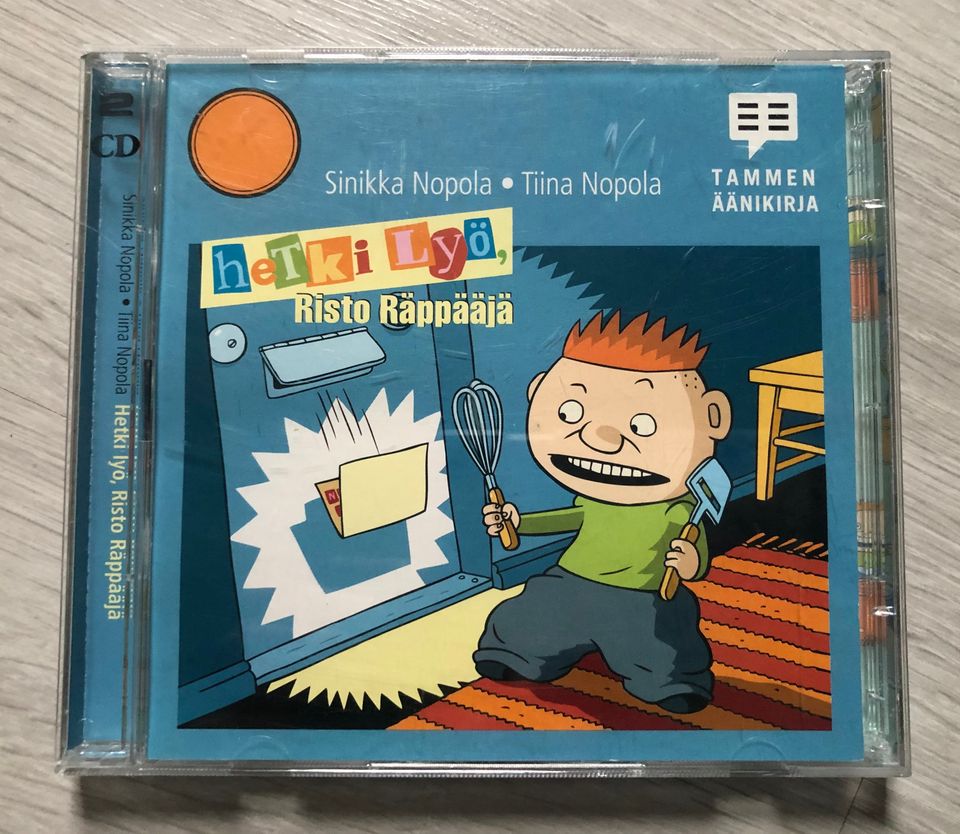 Risto Räppääjä äänikirja cd