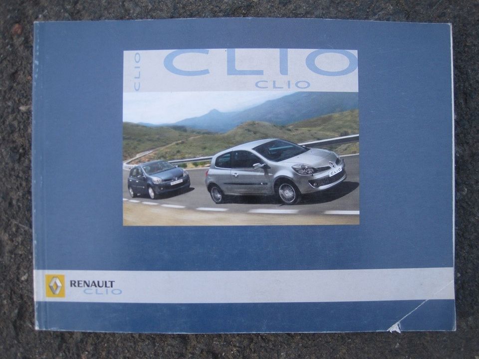 Renault Clio mk3 käyttö-ohjekirja Suomen-kielinen