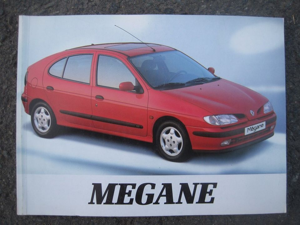 Renault Megane Hatchback mk1 prefacelift käyttö-ohjekirja Suomen-kielinen