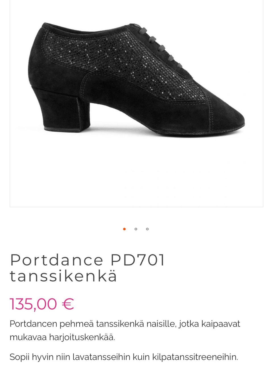 Portdance Premium tanssikengät (Oulu, Tampere, Helsinki)