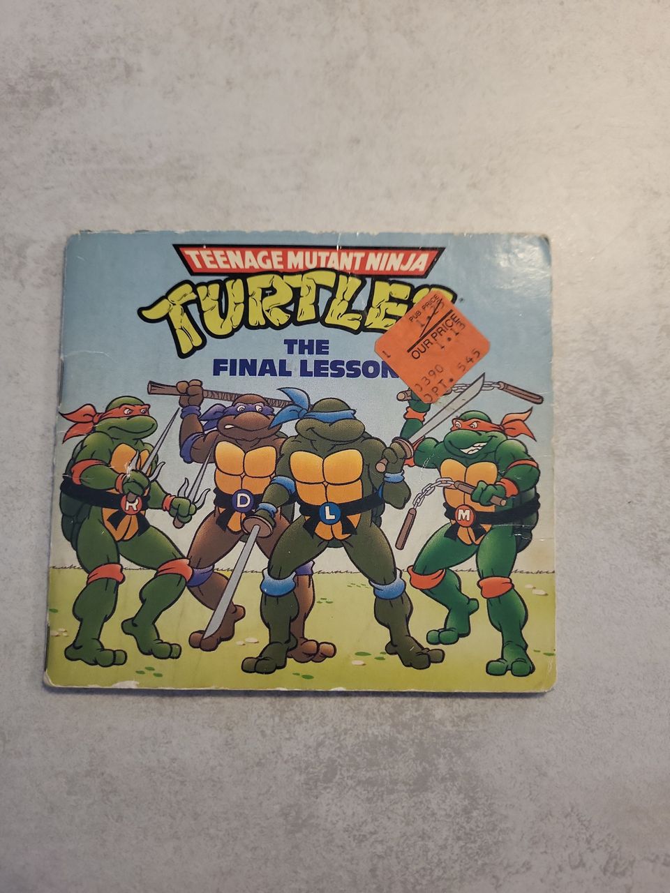 Turtles The Final Lesson sarjakuva