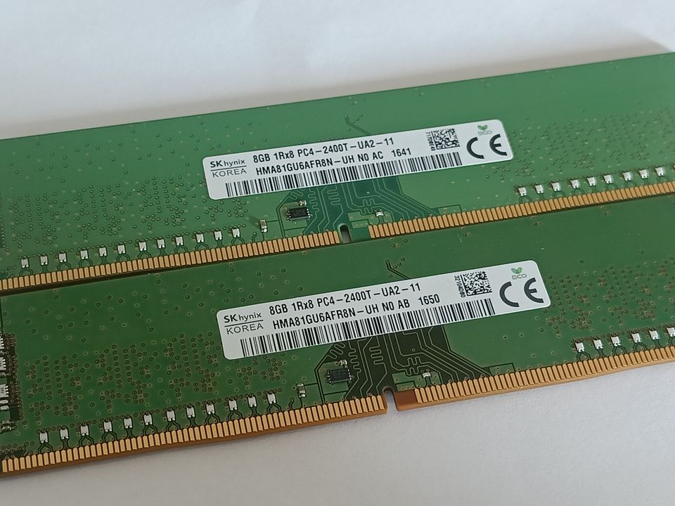 16GB 2400MHZ DDR4 Pöytäkäkoneen Muistikammat Hynix