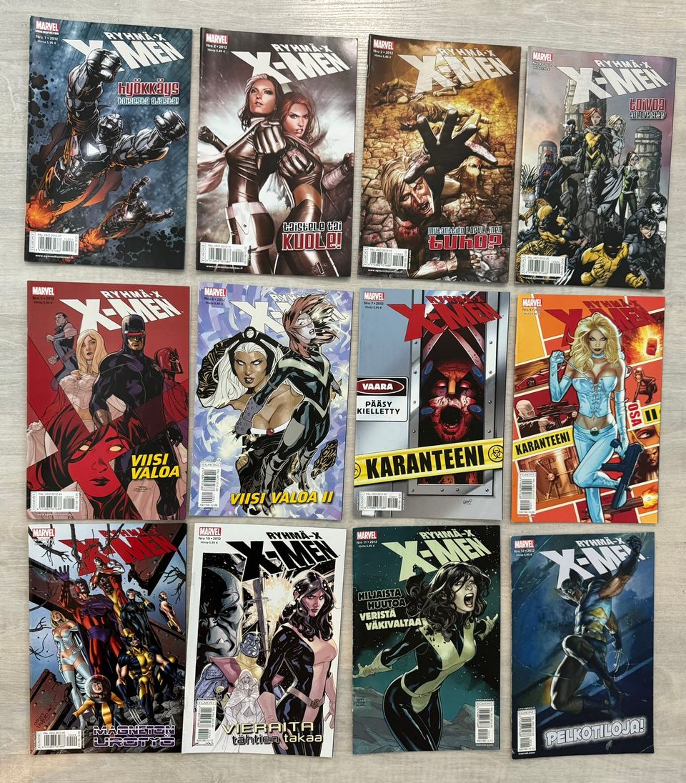 Marvel X-men 2012 kokoelma