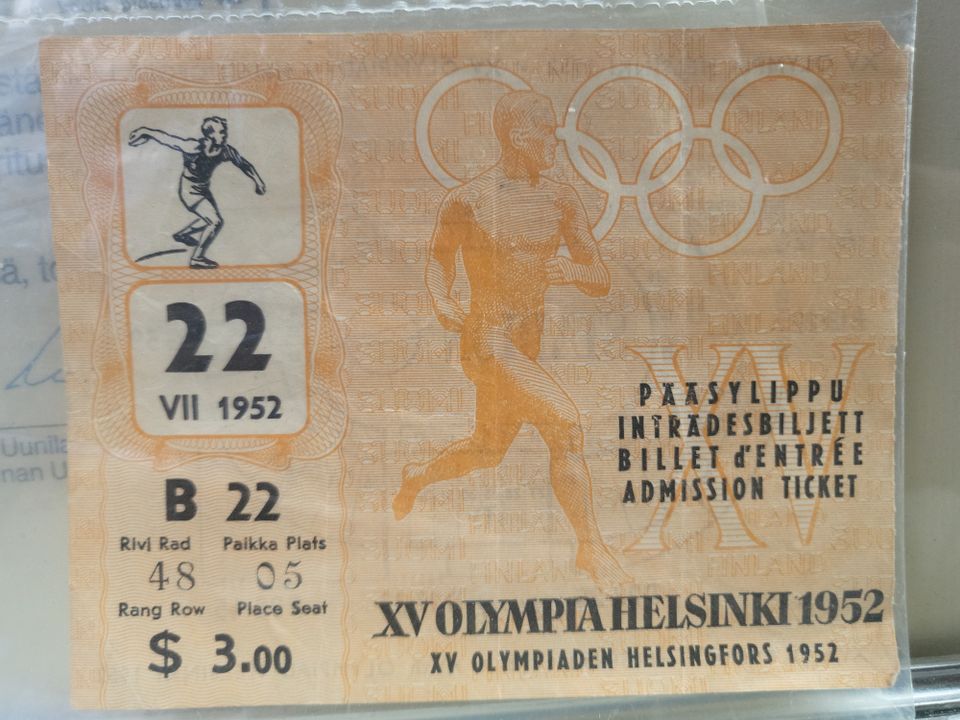 XV Olympia Helsinki 1952