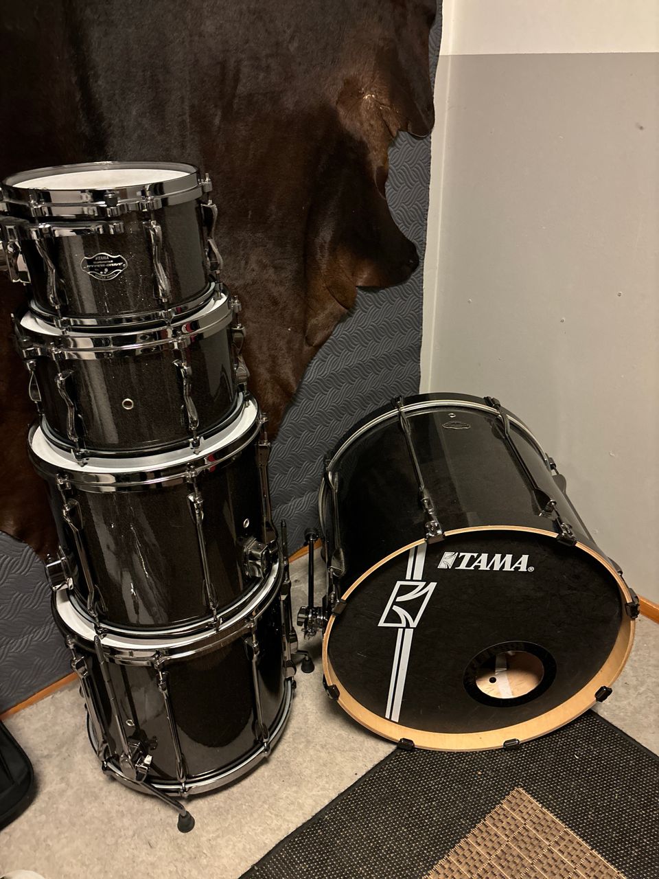 Tama hyperdrive maple shell setti