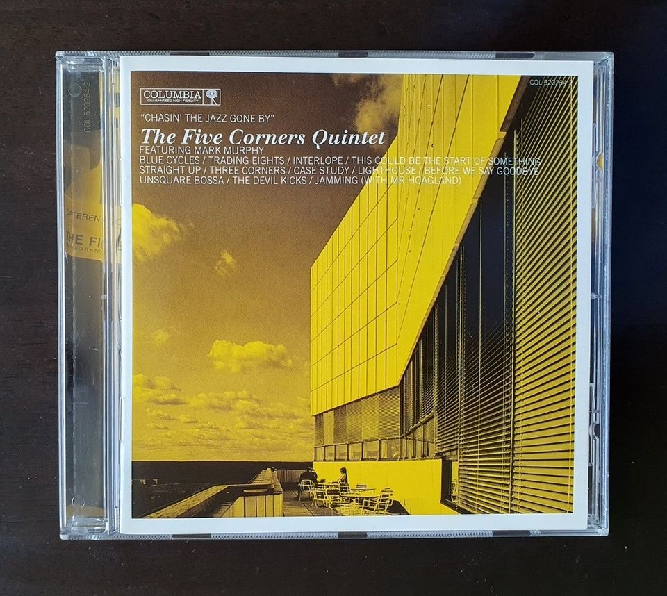 The Five Corners Quintet - Chasin The Jazz Gone By CD