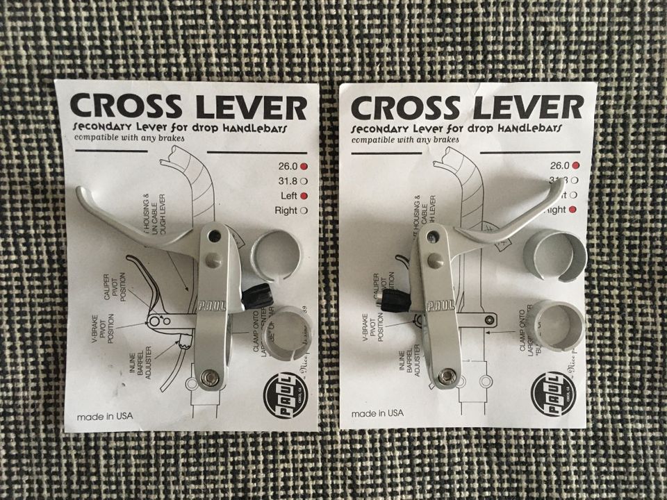 Paul Cross Lever 26.0mm Pari (O/V) Lisäjarrukahvat