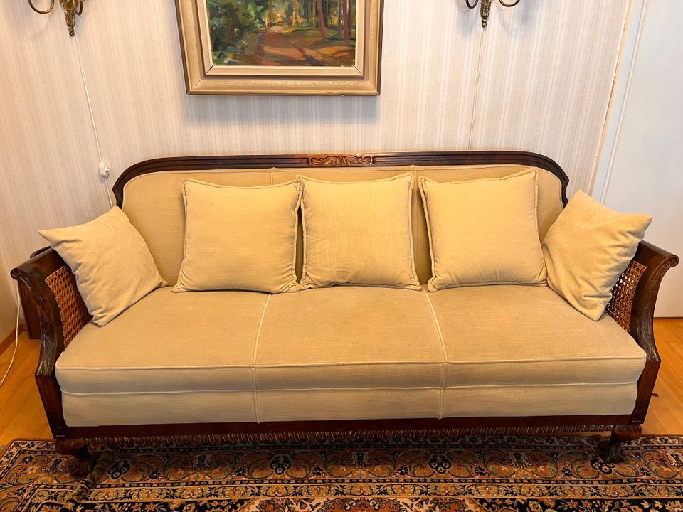 Chippendale sohva 30-40-luvulta
