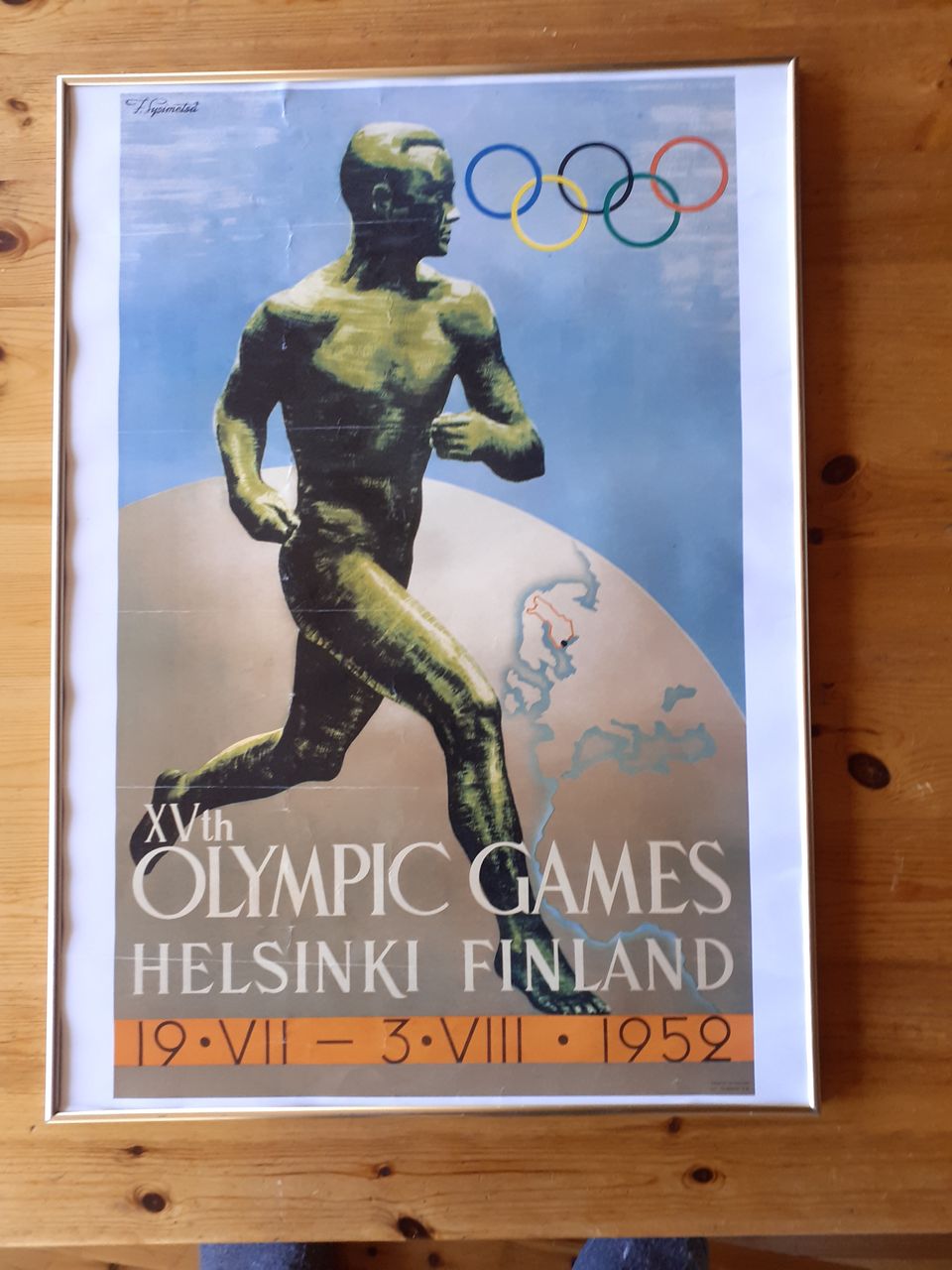 Helsingin Olympialaiset 1952. Paperivedos