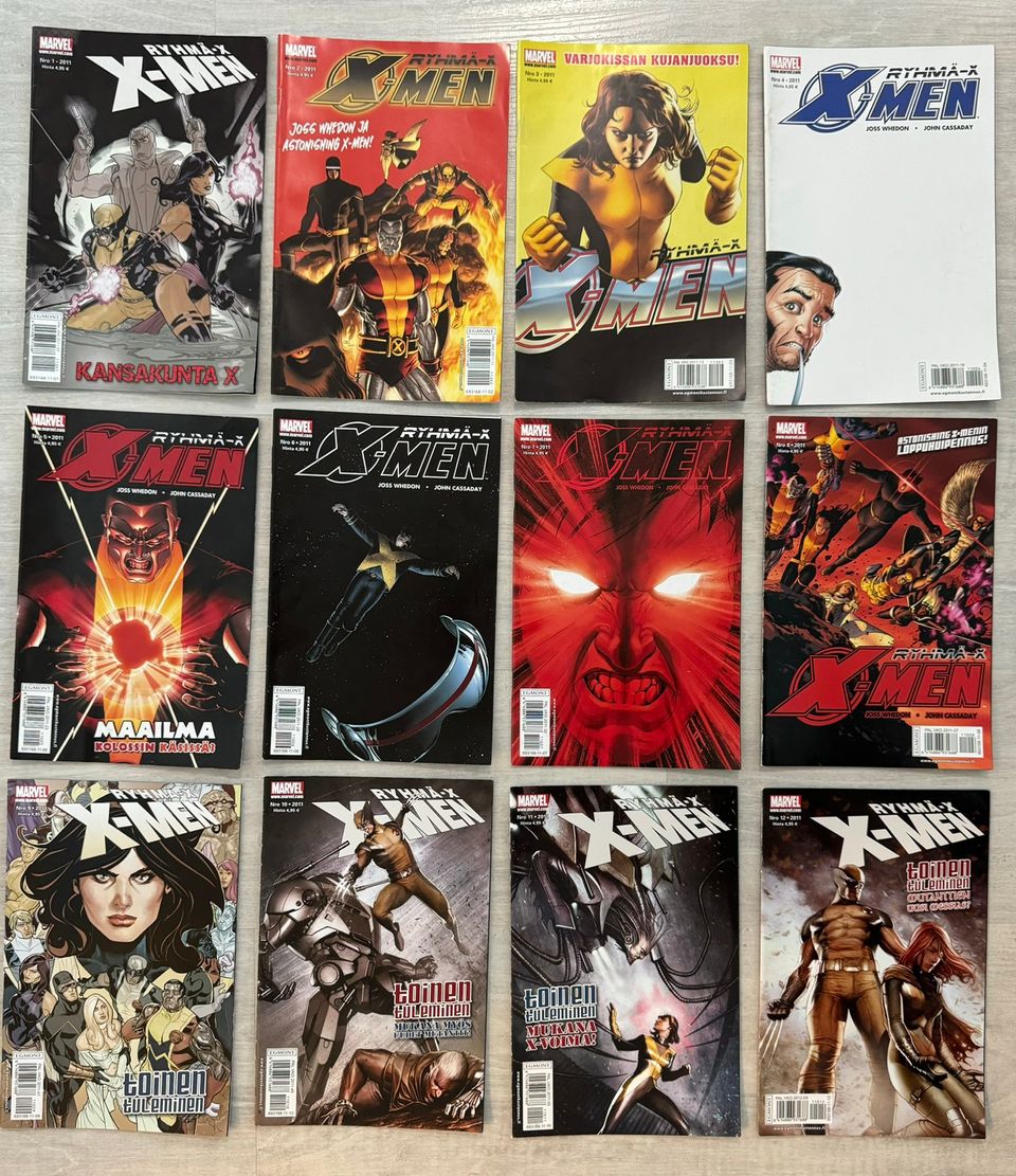 Marvel X-men 2011 kokoelma