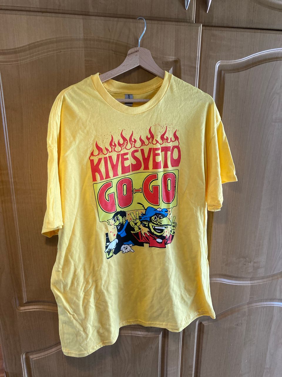 Kivesveto Go Go T-paita kokoa XL
